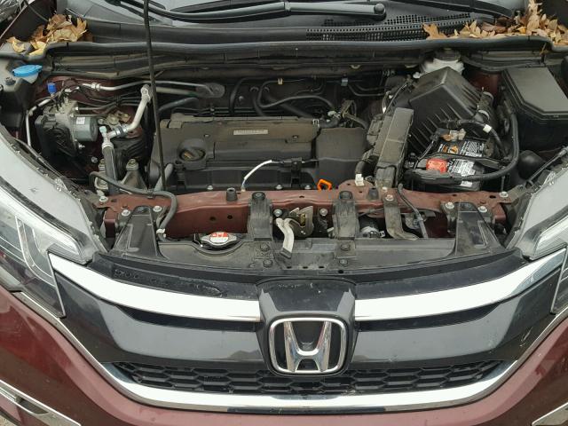 2HKRM3H75GH508444 - 2016 HONDA CR-V EXL BURGUNDY photo 7