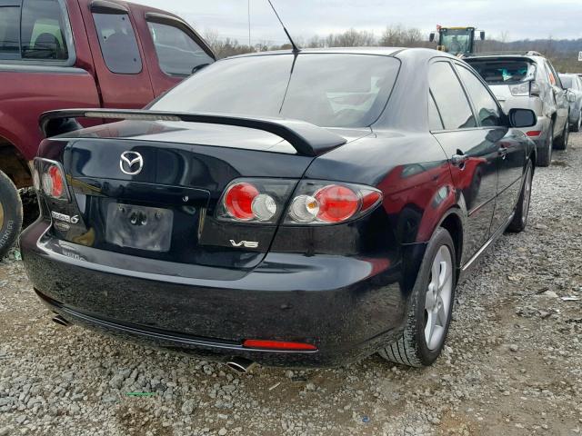 1YVHP80D785M08956 - 2008 MAZDA 6 S BLACK photo 4