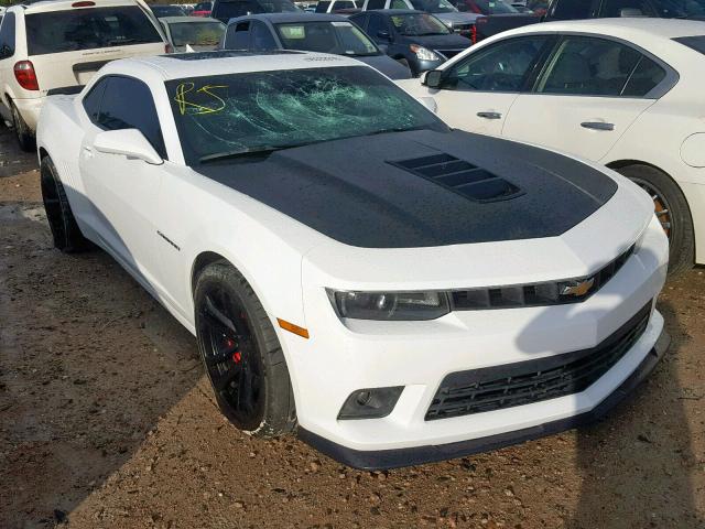 2G1FJ1EW7F9254855 - 2015 CHEVROLET CAMARO 2SS WHITE photo 1