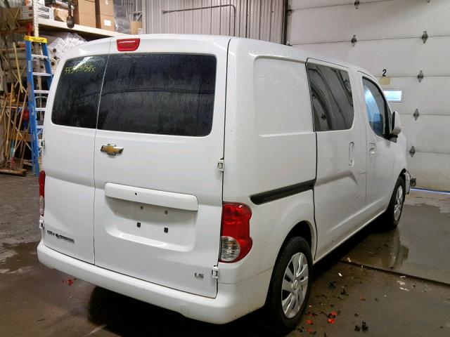 3N63M0YN6FK698680 - 2015 CHEVROLET CITY EXPRE WHITE photo 4