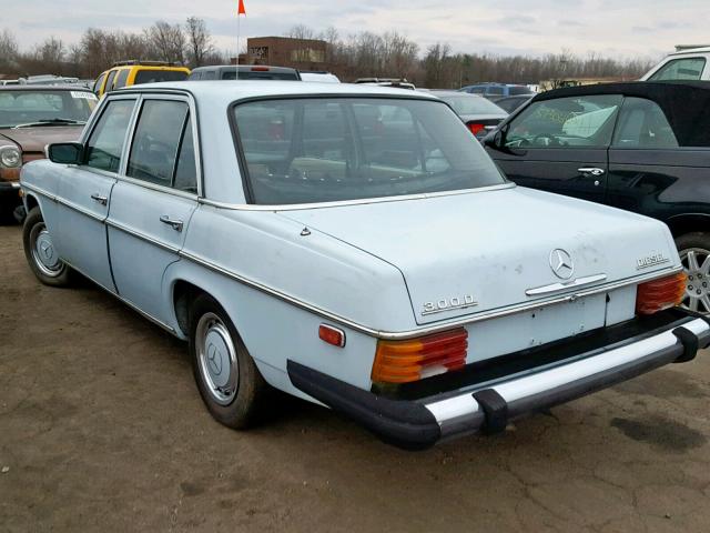 11511412049091 - 1976 MERCEDES-BENZ 300D BLUE photo 3