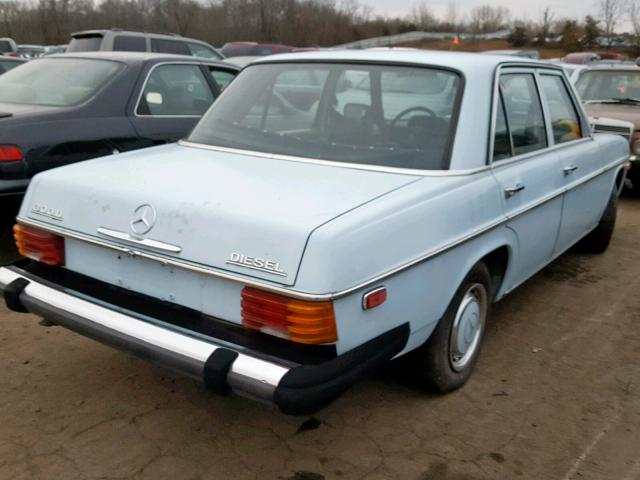 11511412049091 - 1976 MERCEDES-BENZ 300D BLUE photo 4