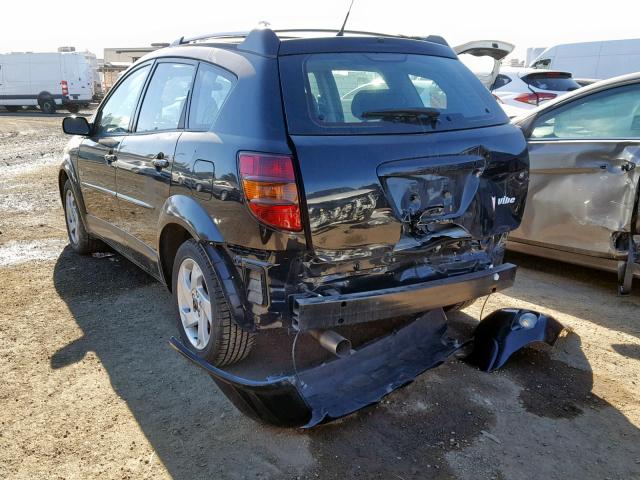 5Y2SL62884Z435887 - 2004 PONTIAC VIBE BLACK photo 3