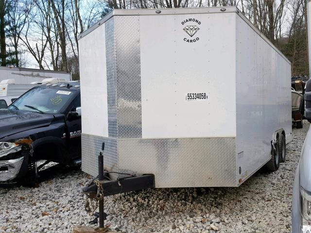 53NBE1829J1058002 - 2018 DIAM TRAILER WHITE photo 2