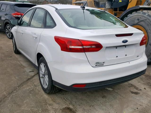 1FADP3F2XJL220324 - 2018 FORD FOCUS SE WHITE photo 3