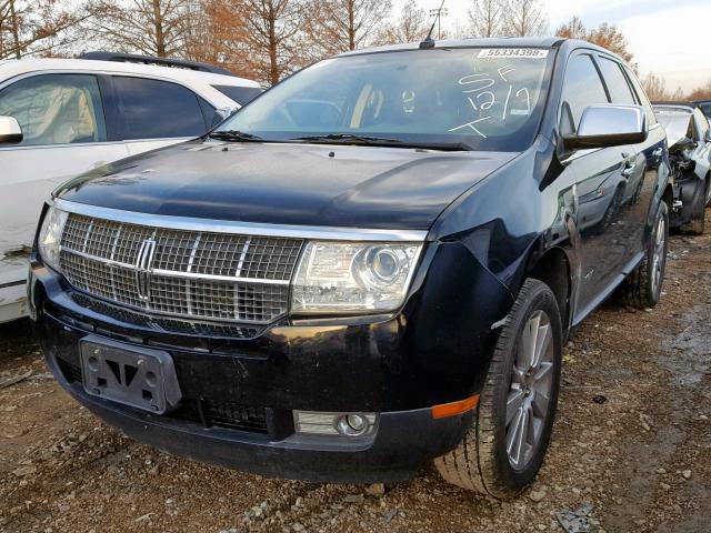 2LMDU68C19BJ02166 - 2009 LINCOLN MKX BLACK photo 2