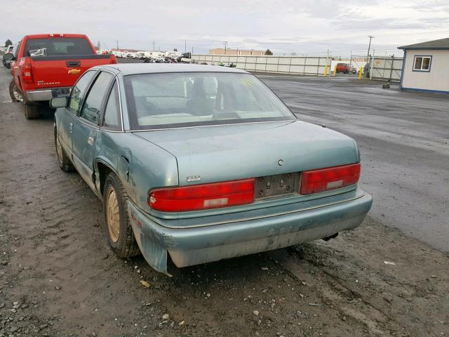 2G4WB52K8T1414373 - 1996 BUICK REGAL CUST BLUE photo 3