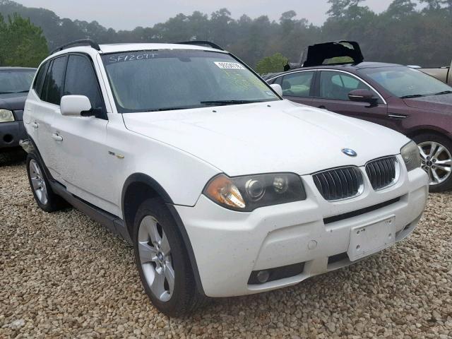 WBXPA934X6WD26494 - 2006 BMW X3 3.0I WHITE photo 1