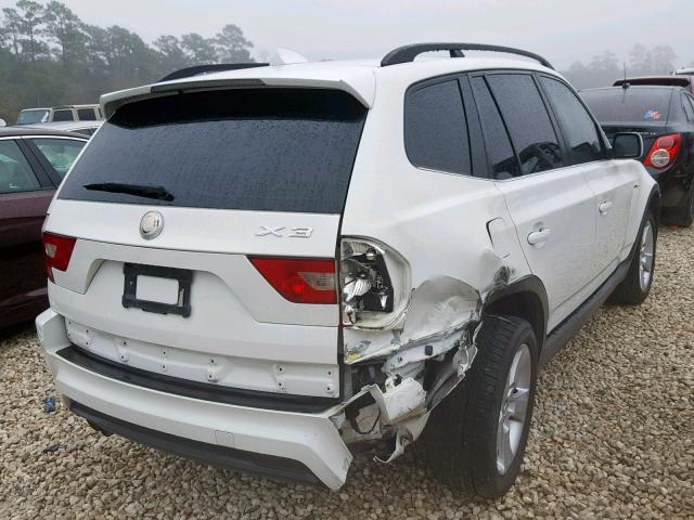 WBXPA934X6WD26494 - 2006 BMW X3 3.0I WHITE photo 4