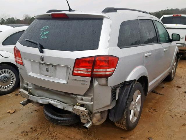 3D4PG5FV7AT149247 - 2010 DODGE JOURNEY SX SILVER photo 4