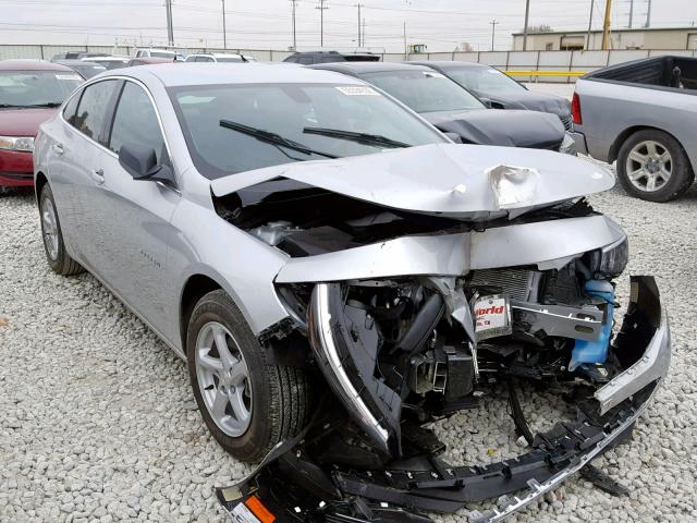 1G1ZB5ST9JF281244 - 2018 CHEVROLET MALIBU LS SILVER photo 1