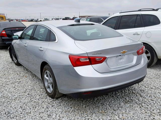 1G1ZB5ST9JF281244 - 2018 CHEVROLET MALIBU LS SILVER photo 3