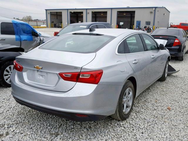 1G1ZB5ST9JF281244 - 2018 CHEVROLET MALIBU LS SILVER photo 4