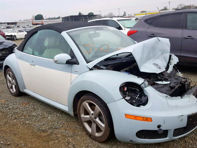 3VWRG3AL5AM004425 - 2010 VOLKSWAGEN NEW BEETLE Dəniz mavisi foto 1