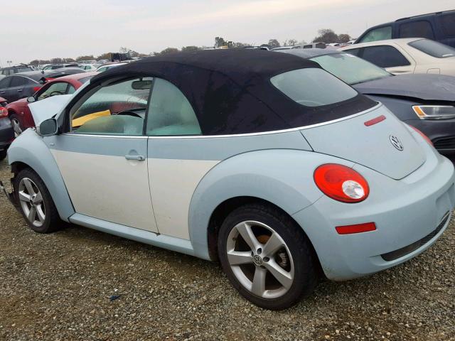 3VWRG3AL5AM004425 - 2010 VOLKSWAGEN NEW BEETLE Dəniz mavisi foto 3