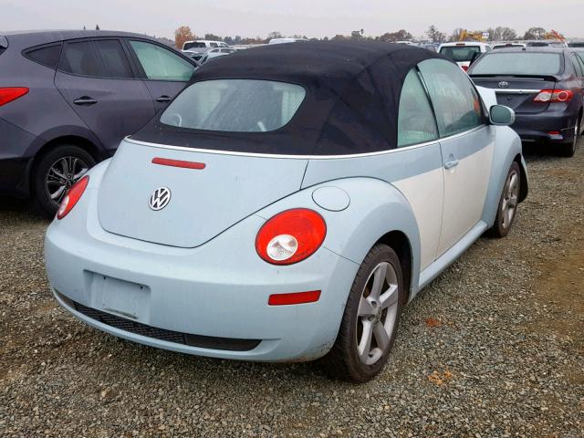 3VWRG3AL5AM004425 - 2010 VOLKSWAGEN NEW BEETLE Dəniz mavisi foto 4