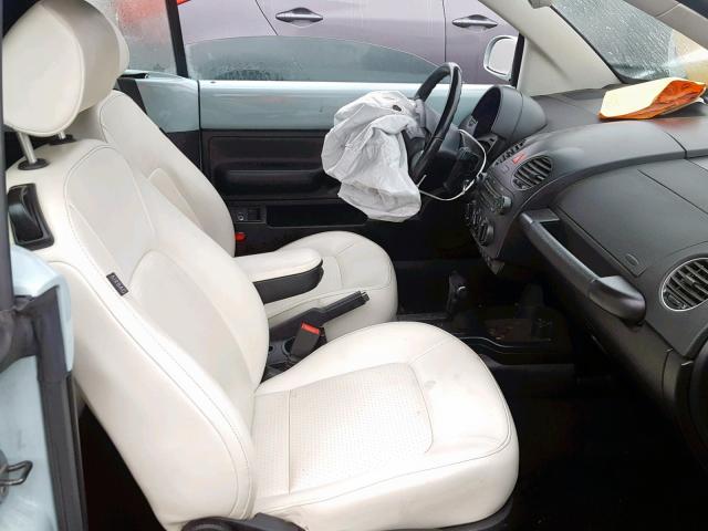 3VWRG3AL5AM004425 - 2010 VOLKSWAGEN NEW BEETLE Dəniz mavisi foto 5