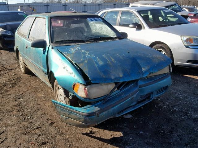 KMHVD12J6RU316364 - 1994 HYUNDAI EXCEL GREEN photo 1