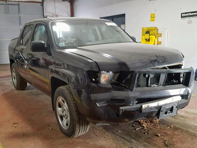 2HJYK16258H510424 - 2008 HONDA RIDGELINE BLACK photo 1