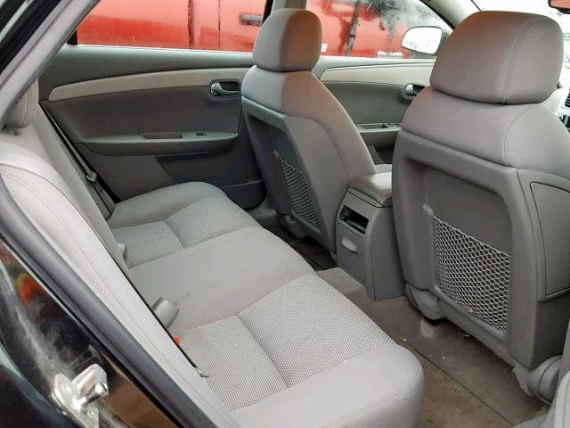 1G1ZH57B58F286482 - 2008 CHEVROLET MALIBU 1LT BLACK photo 6
