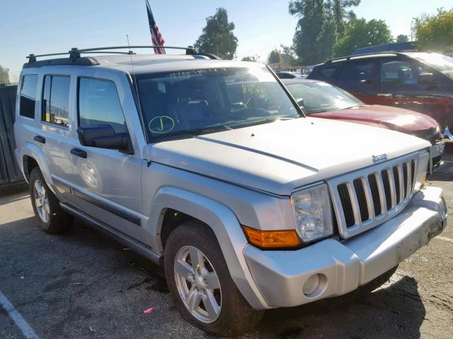 1J8HG48K26C317757 - 2006 JEEP COMMANDER SILVER photo 1