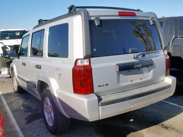 1J8HG48K26C317757 - 2006 JEEP COMMANDER SILVER photo 3