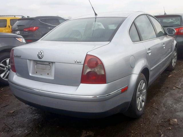 WVWME63B05E088979 - 2005 VOLKSWAGEN PASSAT GL SILVER photo 4