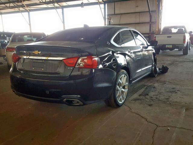 2G1165S33F9100561 - 2015 CHEVROLET IMPALA LTZ BLACK photo 4