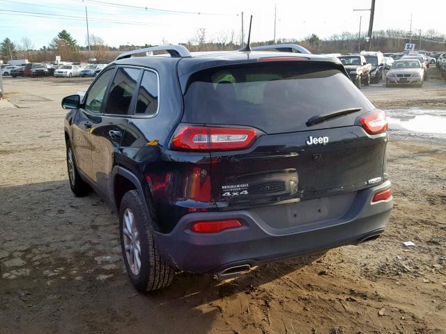 1C4PJMLX8JD502566 - 2018 JEEP CHEROKEE L BLACK photo 3