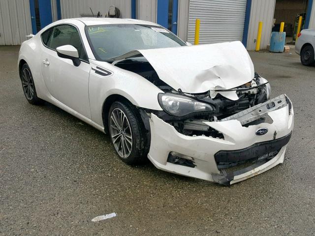 JF1ZCAC16D2613474 - 2013 SUBARU BRZ 2.0 LI WHITE photo 1