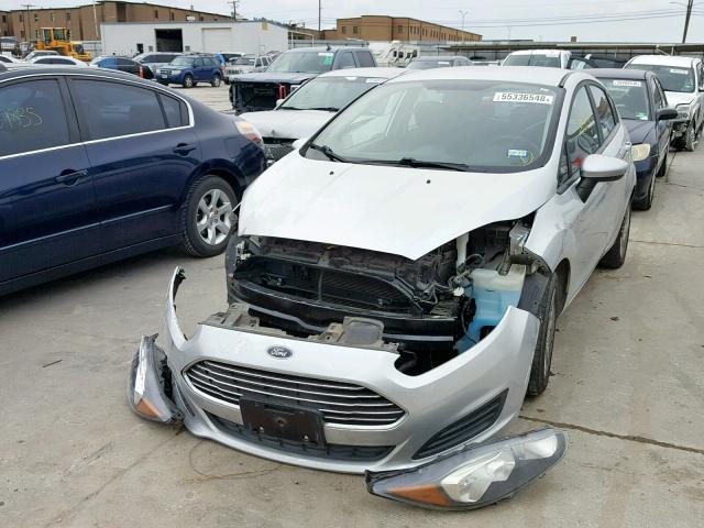 3FADP4TJ6FM187443 - 2015 FORD FIESTA S SILVER photo 2