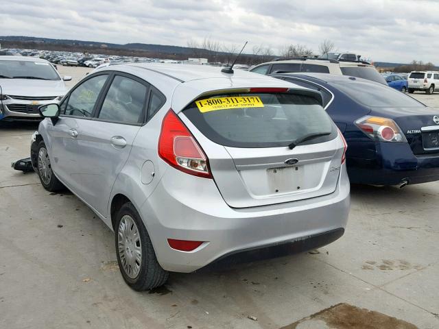 3FADP4TJ6FM187443 - 2015 FORD FIESTA S SILVER photo 3