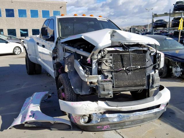 3D7MX48A77G846638 - 2007 DODGE RAM 3500 S WHITE photo 1