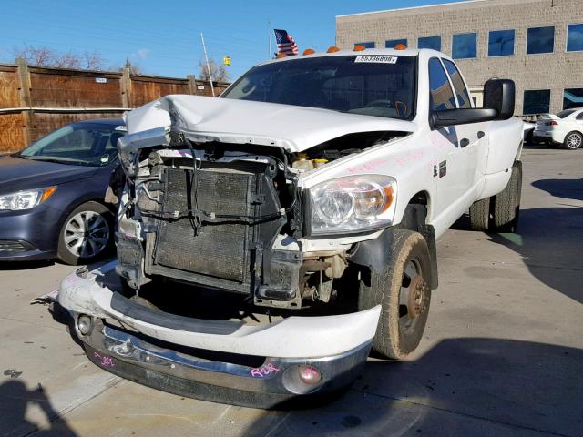 3D7MX48A77G846638 - 2007 DODGE RAM 3500 S WHITE photo 9