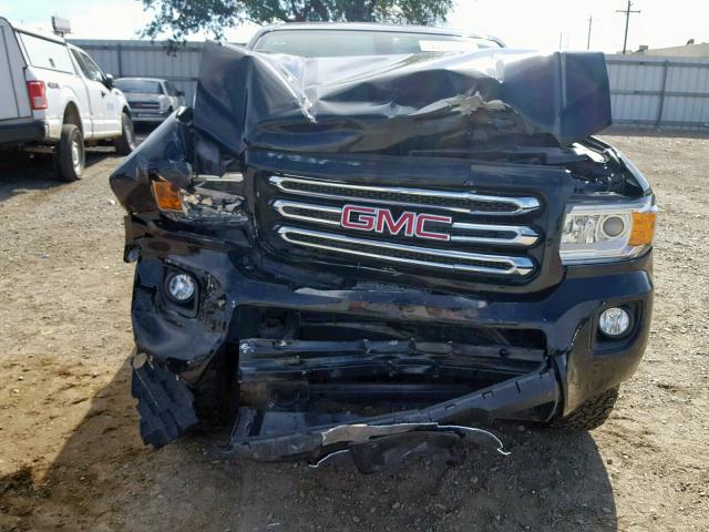 1GTG6CEN2H1212052 - 2017 GMC CANYON SLE BLACK photo 7