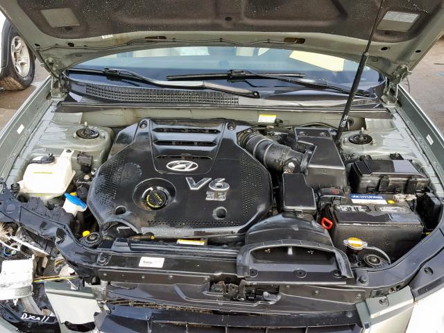 5NPEU46F79H448765 - 2009 HYUNDAI SONATA SE GREEN photo 7