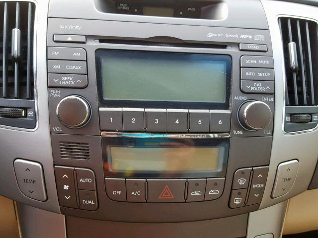 5NPEU46F79H448765 - 2009 HYUNDAI SONATA SE GREEN photo 9