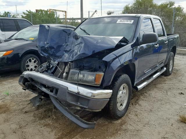 1GCCS139878203379 - 2007 CHEVROLET COLORADO BLUE photo 2