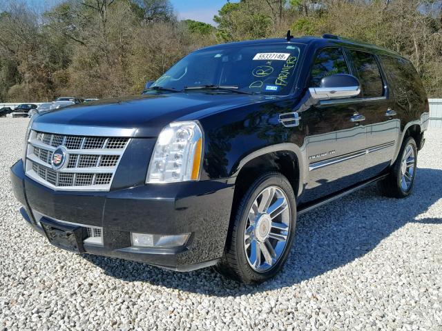 1GYS4KEFXDR358997 - 2013 CADILLAC ESCALADE E BLACK photo 2