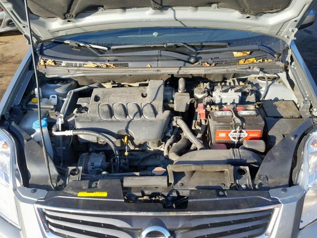 3N1AB6AP8BL679294 - 2011 NISSAN SENTRA 2.0 SILVER photo 7