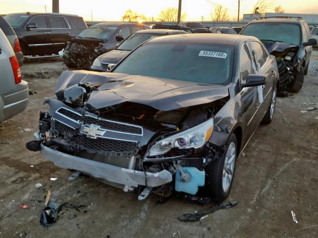 1G11D5RR2DF101284 - 2013 CHEVROLET MALIBU 1LT 黑色 照片 2