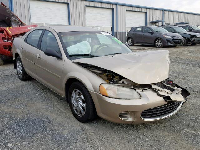 1C3EL46R62N139229 - 2002 CHRYSLER SEBRING LX GOLD photo 1