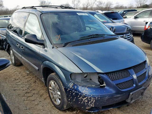 1D4GP25R56B565499 - 2006 DODGE CARAVAN SE BLUE photo 1