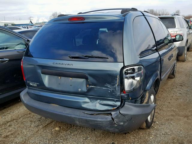 1D4GP25R56B565499 - 2006 DODGE CARAVAN SE BLUE photo 4