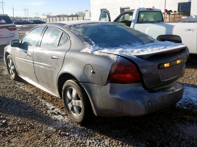 2G2WP552281182933 - 2008 PONTIAC GRAND PRIX GRAY photo 3