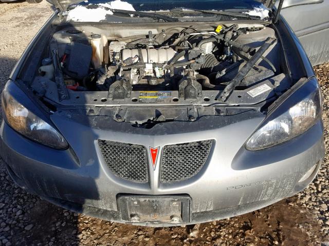 2G2WP552281182933 - 2008 PONTIAC GRAND PRIX GRAY photo 7