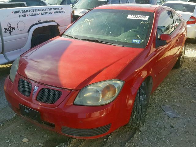 1G2AL15F677286246 - 2007 PONTIAC G5 RED photo 2