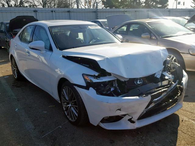 JTHCF1D27F5019037 - 2015 LEXUS IS 250 WHITE photo 1