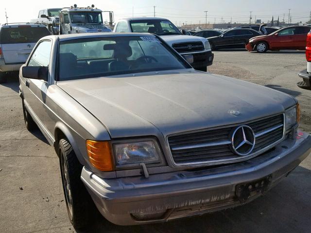 WDBCA45D6GA205158 - 1986 MERCEDES-BENZ 560 SEC BEIGE photo 1