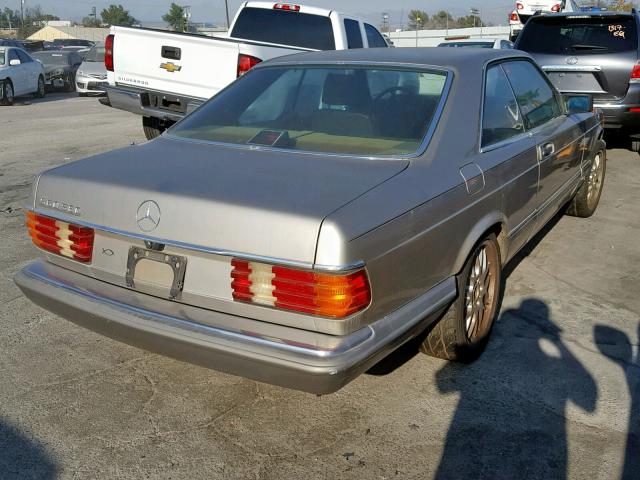 WDBCA45D6GA205158 - 1986 MERCEDES-BENZ 560 SEC BEIGE photo 4